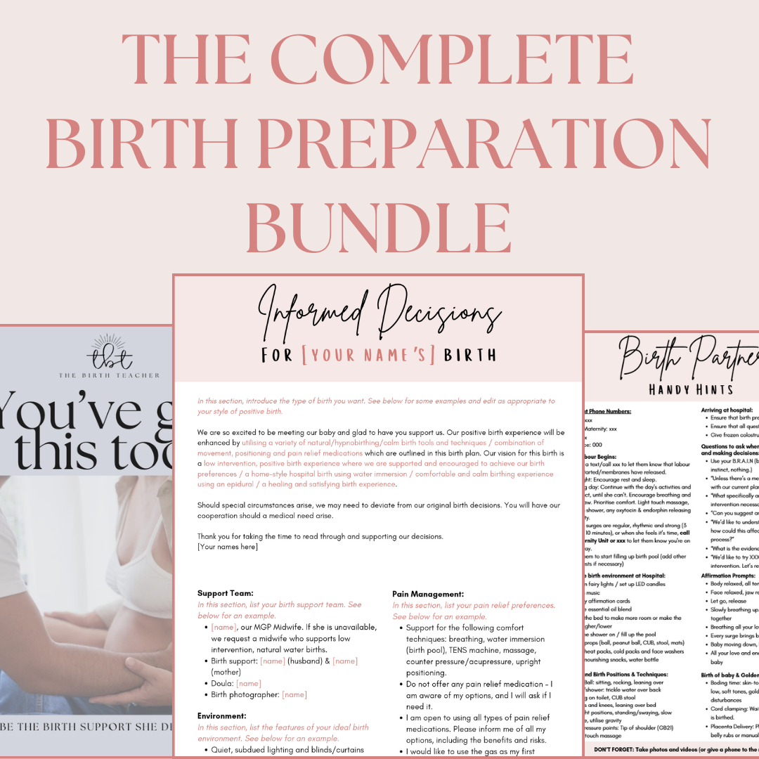 The Complete Birth Preparation Bundle